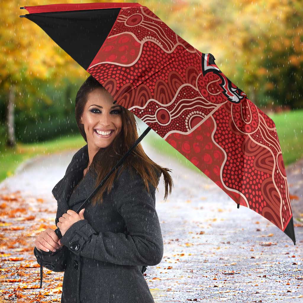 Basketball Custom Perth Umbrella Simple Australian Dot Art - Aussie Hoodie