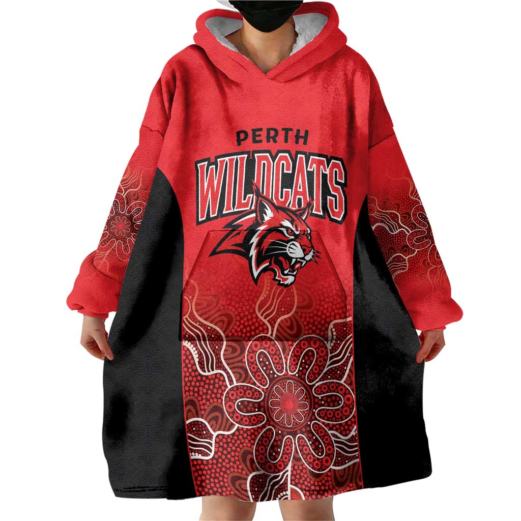 Basketball Custom Perth Wearable Blanket Hoodie Simple Australian Dot Art - Aussie Hoodie