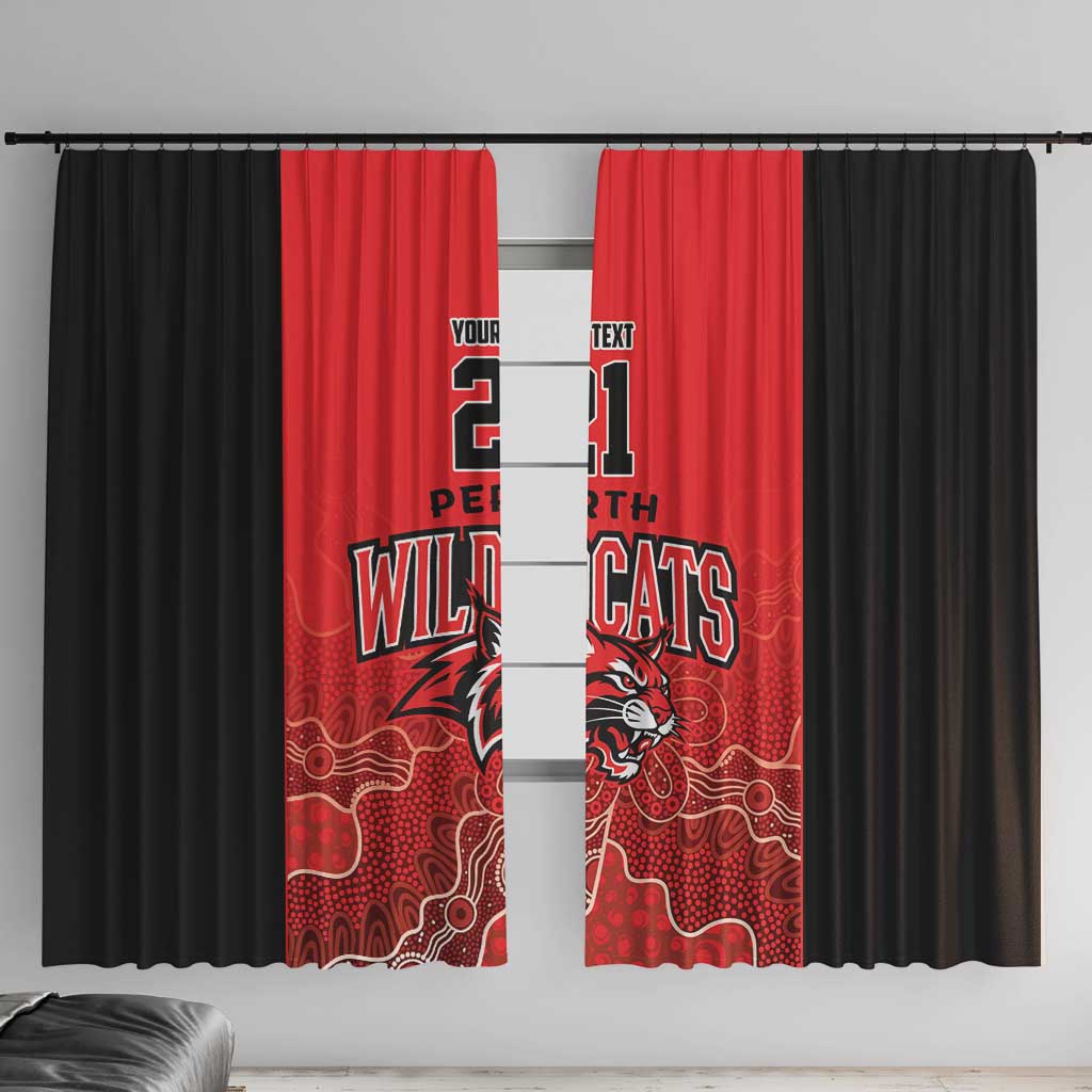 Basketball Custom Perth Window Curtain Simple Australian Dot Art - Aussie Hoodie