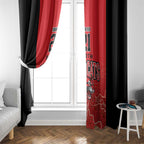 Basketball Custom Perth Window Curtain Simple Australian Dot Art - Aussie Hoodie