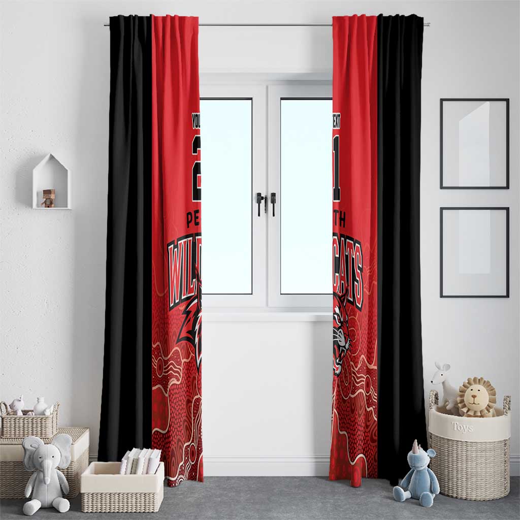 Basketball Custom Perth Window Curtain Simple Australian Dot Art - Aussie Hoodie