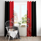 Basketball Custom Perth Window Curtain Simple Australian Dot Art - Aussie Hoodie