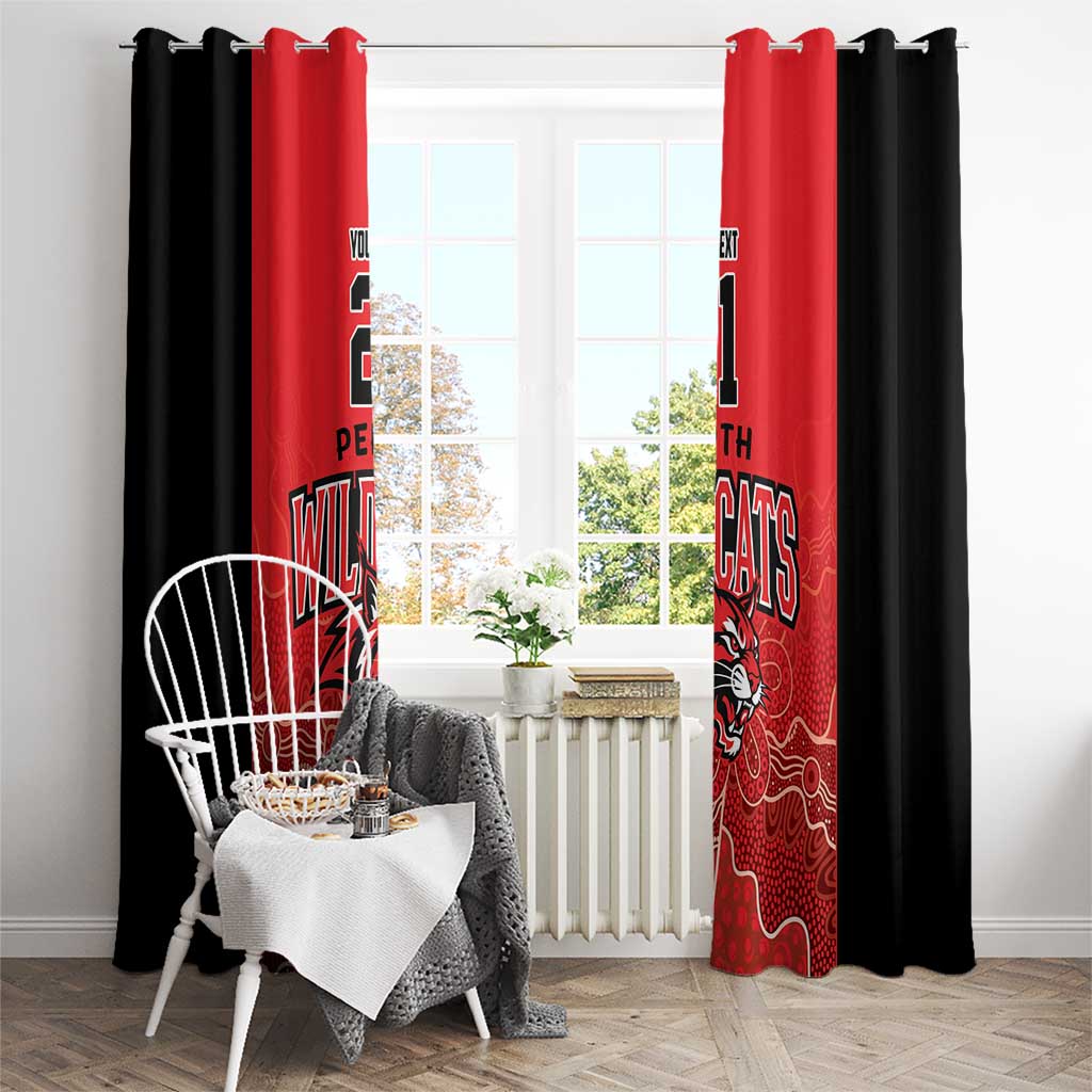 Basketball Custom Perth Window Curtain Simple Australian Dot Art - Aussie Hoodie