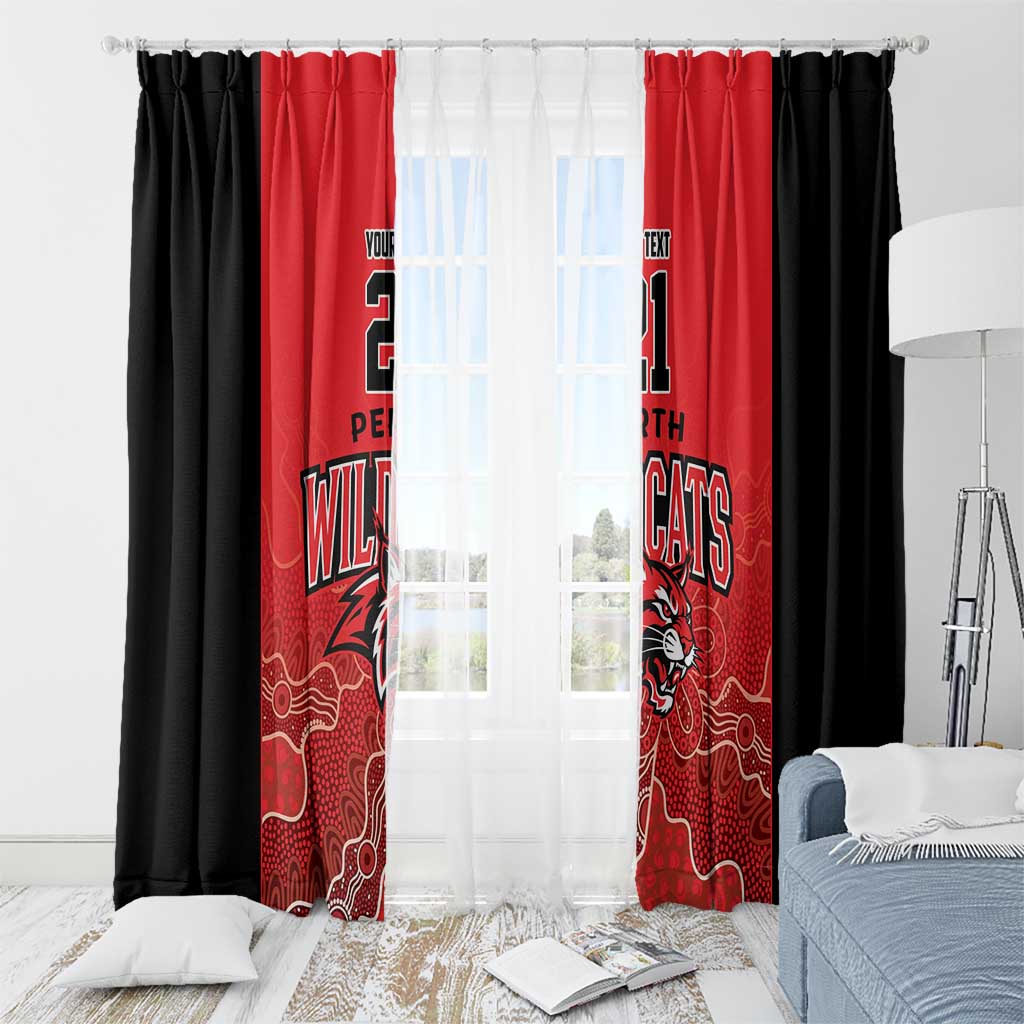 Basketball Custom Perth Window Curtain Simple Australian Dot Art - Aussie Hoodie