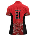 Basketball Custom Perth Women Polo Shirt Simple Australian Dot Art - Aussie Hoodie