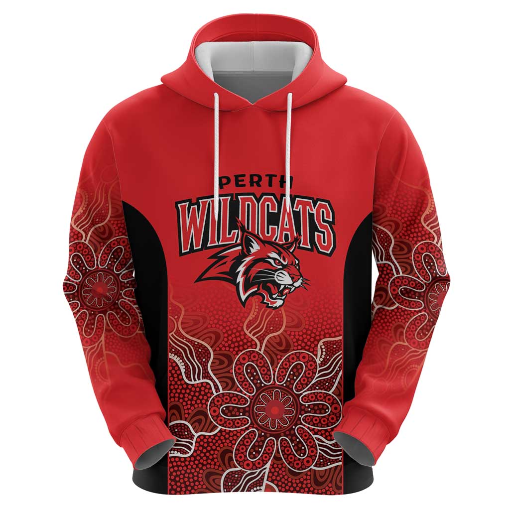 Basketball Custom Perth Zip Hoodie Simple Australian Dot Art - Aussie Hoodie