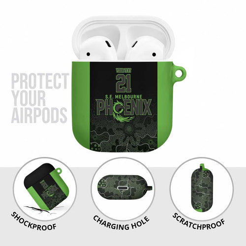 Basketball Custom South East Melbourne AirPods Case Simple Australian Dot Art - Aussie Hoodie