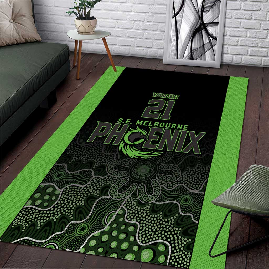 Basketball Custom South East Melbourne Area Rug Simple Australian Dot Art - Aussie Hoodie