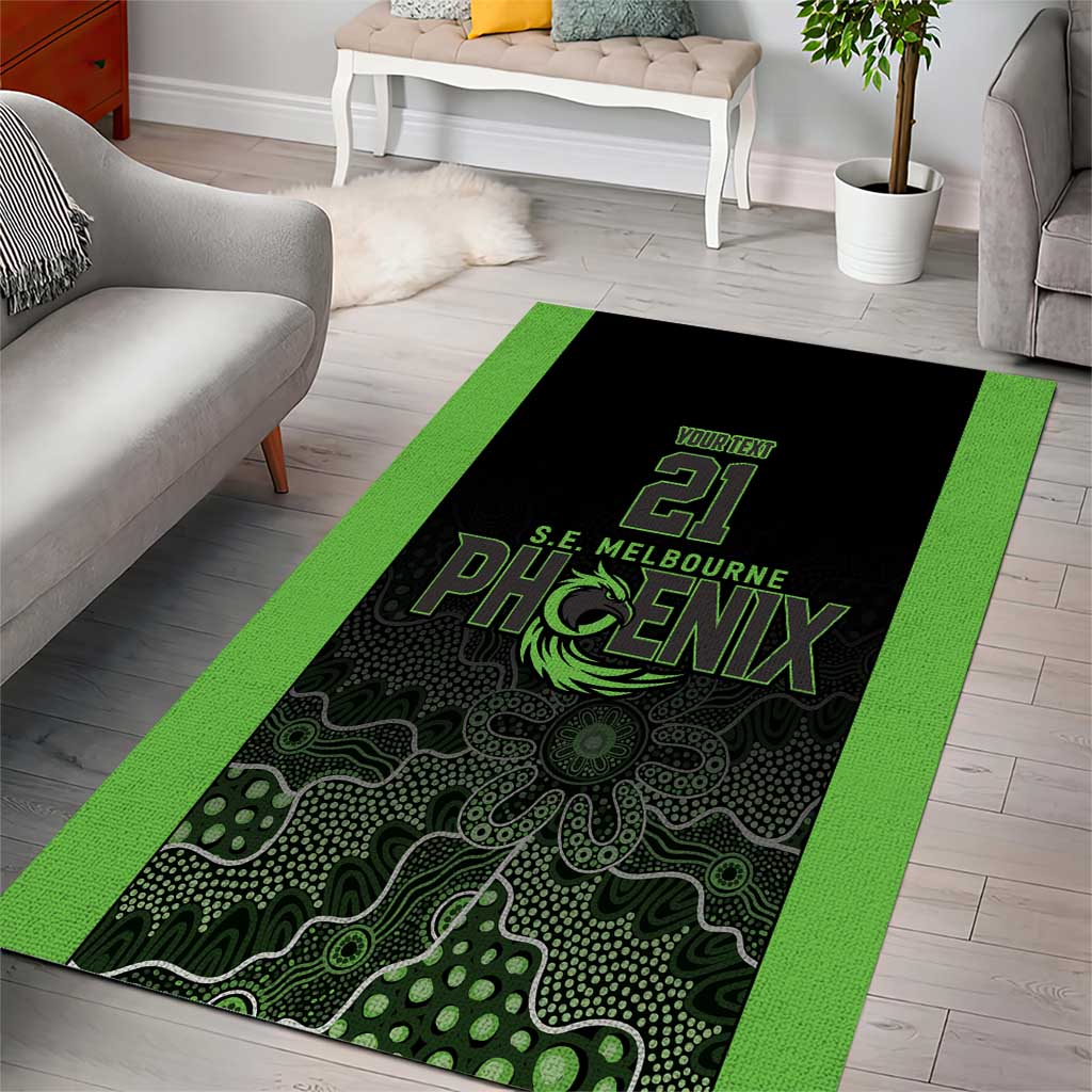 Basketball Custom South East Melbourne Area Rug Simple Australian Dot Art - Aussie Hoodie