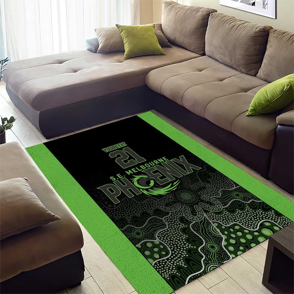 Basketball Custom South East Melbourne Area Rug Simple Australian Dot Art - Aussie Hoodie