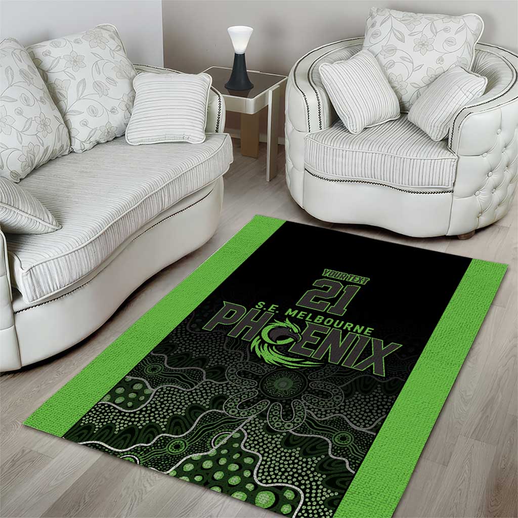 Basketball Custom South East Melbourne Area Rug Simple Australian Dot Art - Aussie Hoodie