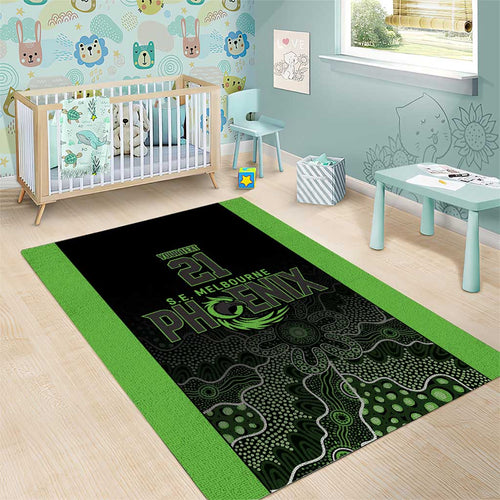 Basketball Custom South East Melbourne Area Rug Simple Australian Dot Art - Aussie Hoodie