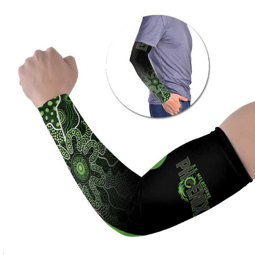 Basketball Custom South East Melbourne Arm Sleeves Simple Australian Dot Art - Aussie Hoodie