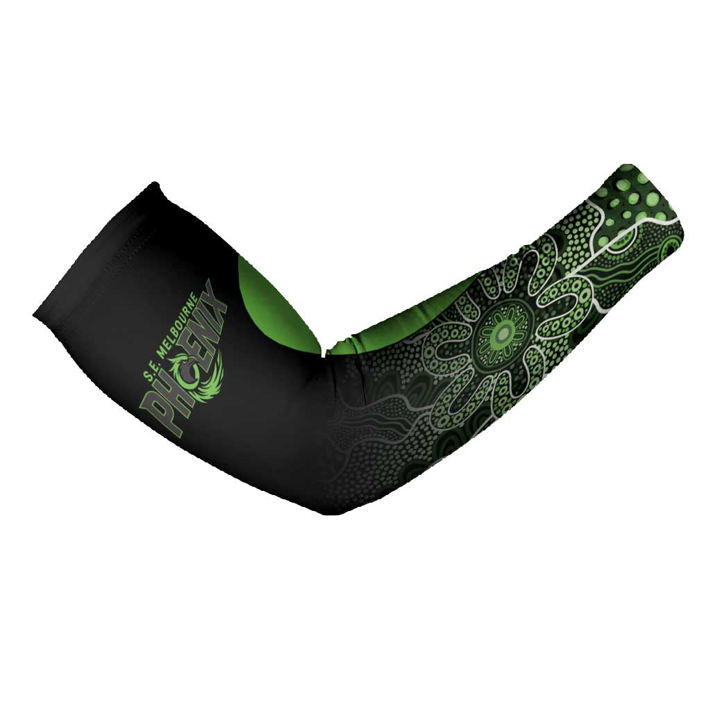 Basketball Custom South East Melbourne Arm Sleeves Simple Australian Dot Art - Aussie Hoodie