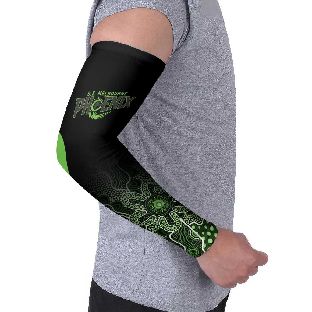 Basketball Custom South East Melbourne Arm Sleeves Simple Australian Dot Art - Aussie Hoodie