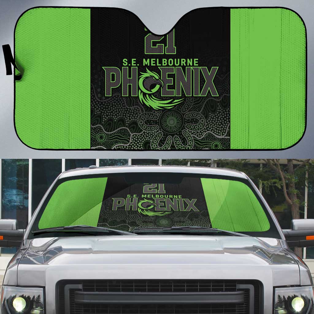 Basketball Custom South East Melbourne Auto Sun Shade Simple Australian Dot Art - Aussie Hoodie