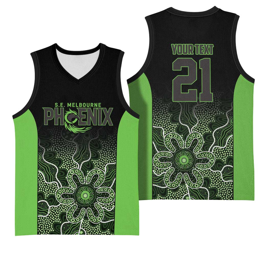 Basketball Custom South East Melbourne Basketball Jersey Simple Australian Dot Art - Aussie Hoodie