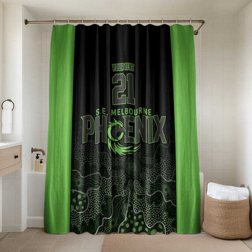 Basketball Custom South East Melbourne Bathroom Set Simple Australian Dot Art - Aussie Hoodie