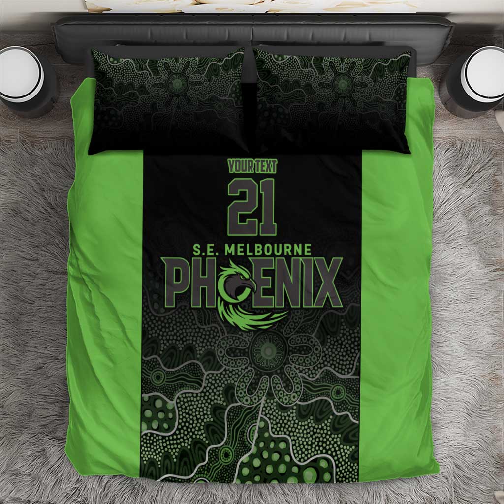 Basketball Custom South East Melbourne Bedding Set Simple Australian Dot Art - Aussie Hoodie