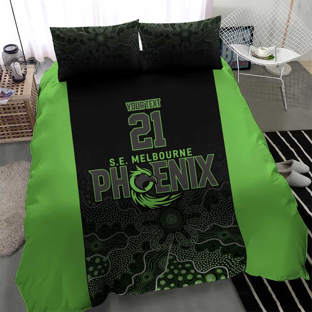 Basketball Custom South East Melbourne Bedding Set Simple Australian Dot Art - Aussie Hoodie