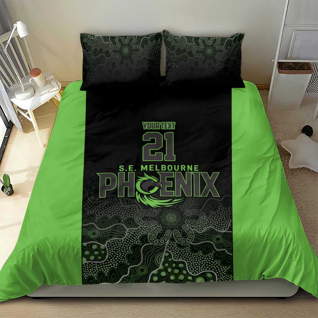 Basketball Custom South East Melbourne Bedding Set Simple Australian Dot Art - Aussie Hoodie