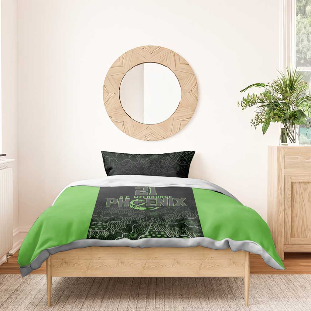 Basketball Custom South East Melbourne Bedding Set Simple Australian Dot Art - Aussie Hoodie