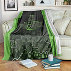 Basketball Custom South East Melbourne Blanket Simple Australian Dot Art - Aussie Hoodie