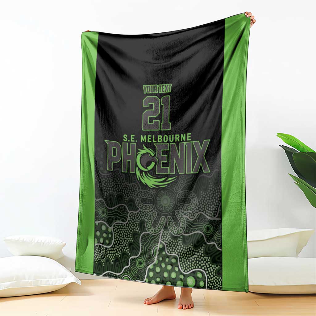 Basketball Custom South East Melbourne Blanket Simple Australian Dot Art - Aussie Hoodie