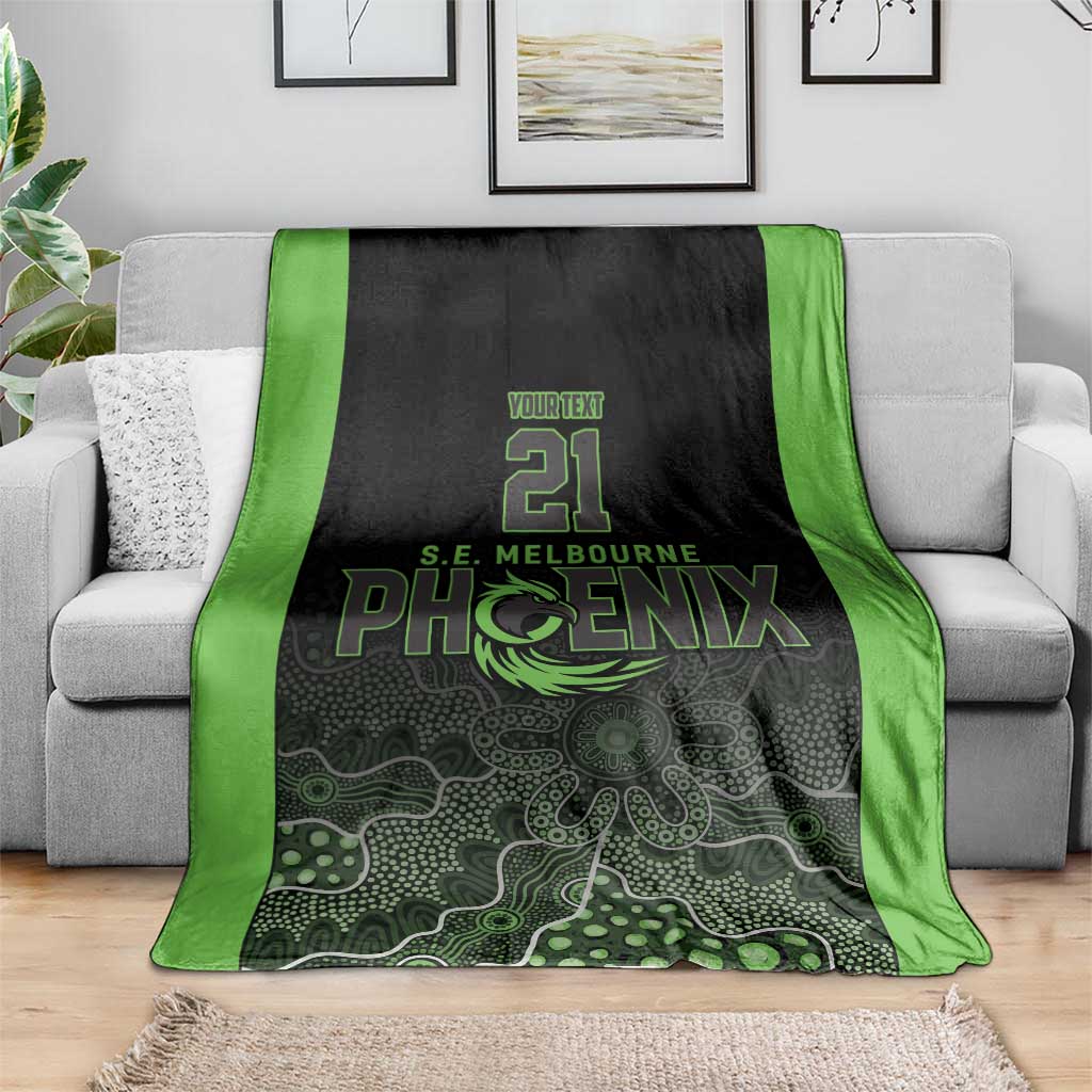 Basketball Custom South East Melbourne Blanket Simple Australian Dot Art - Aussie Hoodie
