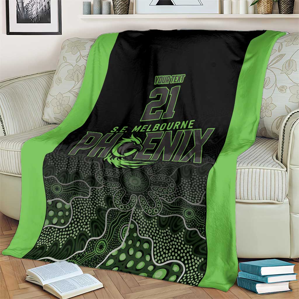 Basketball Custom South East Melbourne Blanket Simple Australian Dot Art - Aussie Hoodie