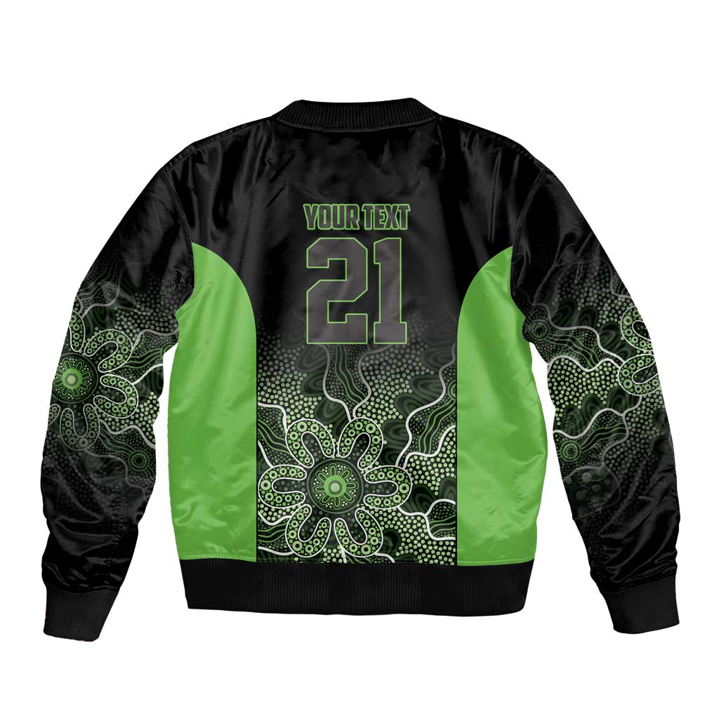 Basketball Custom South East Melbourne Bomber Jacket Simple Australian Dot Art - Aussie Hoodie