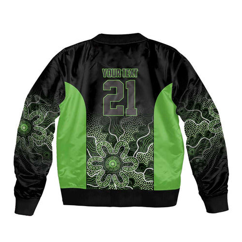 Basketball Custom South East Melbourne Bomber Jacket Simple Australian Dot Art - Aussie Hoodie
