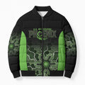 Basketball Custom South East Melbourne Bomber Puffer Jacket Simple Australian Dot Art - Aussie Hoodie