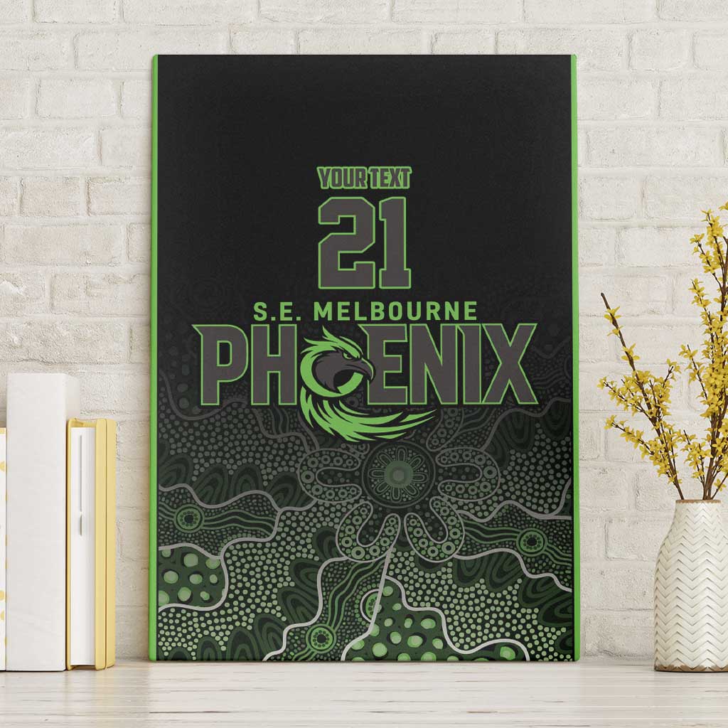 Basketball Custom South East Melbourne Canvas Wall Art Simple Australian Dot Art - Aussie Hoodie