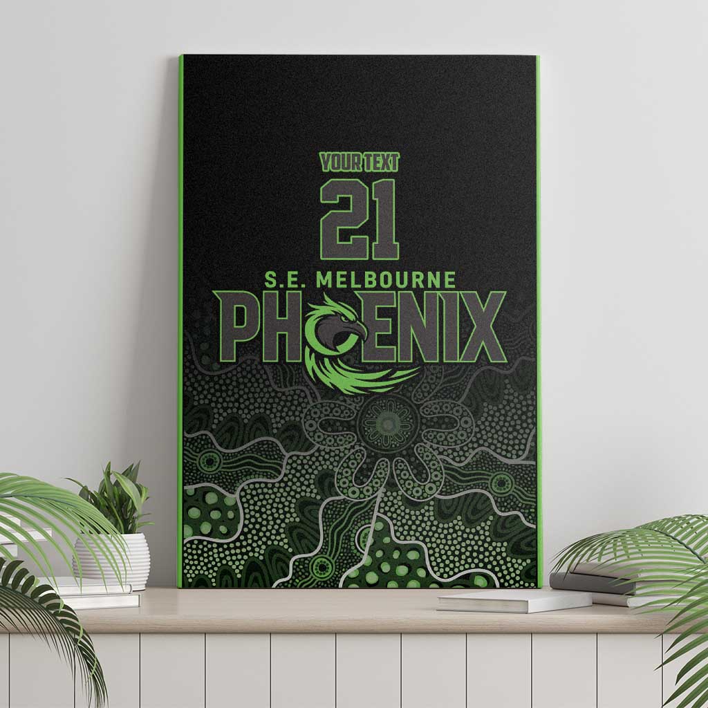 Basketball Custom South East Melbourne Canvas Wall Art Simple Australian Dot Art - Aussie Hoodie