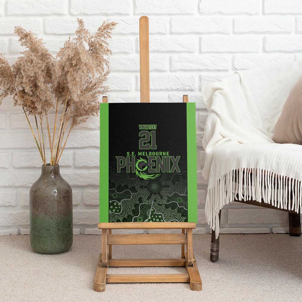 Basketball Custom South East Melbourne Canvas Wall Art Simple Australian Dot Art - Aussie Hoodie