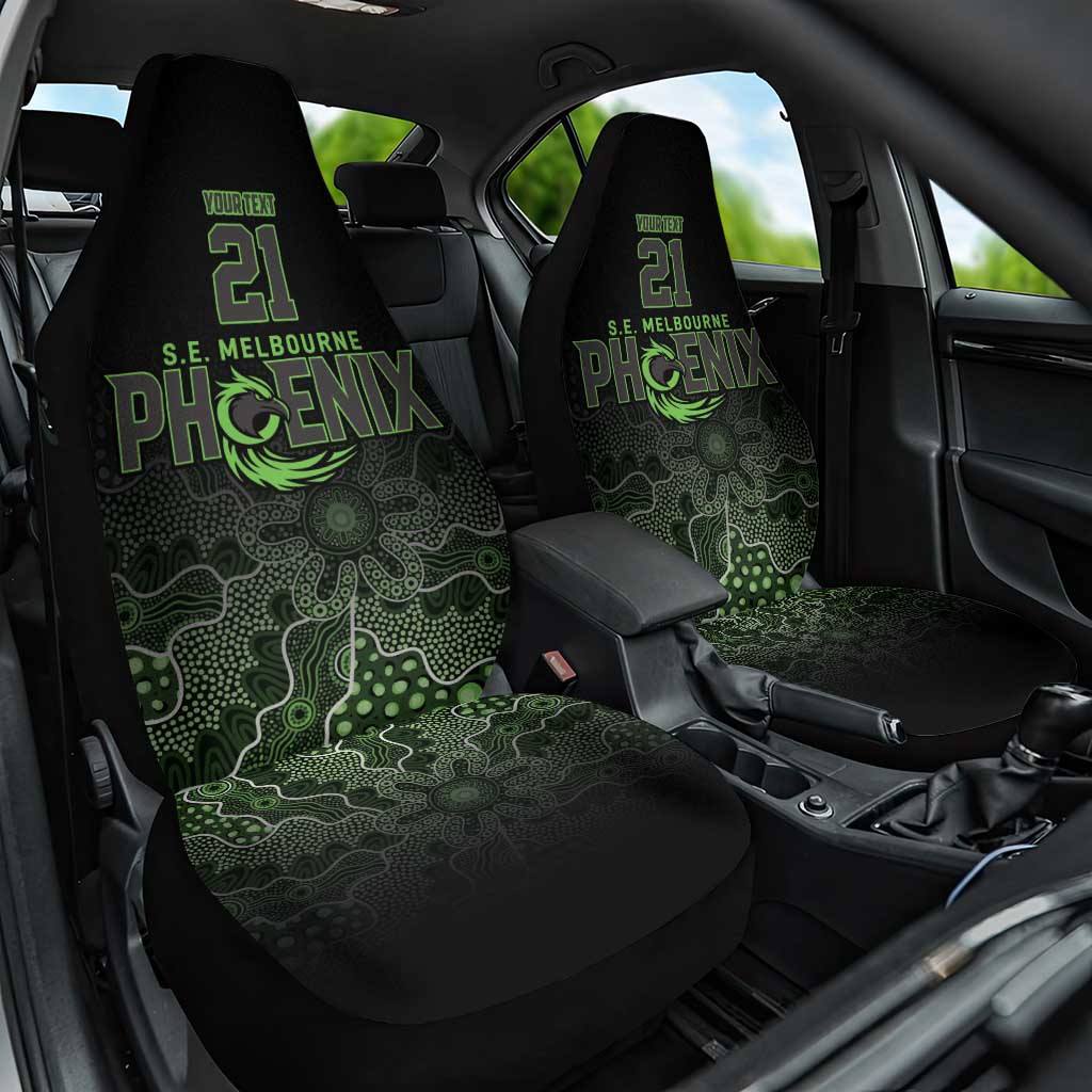 Basketball Custom South East Melbourne Car Seat Cover Simple Australian Dot Art - Aussie Hoodie