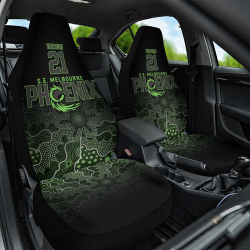 Basketball Custom South East Melbourne Car Seat Cover Simple Australian Dot Art - Aussie Hoodie