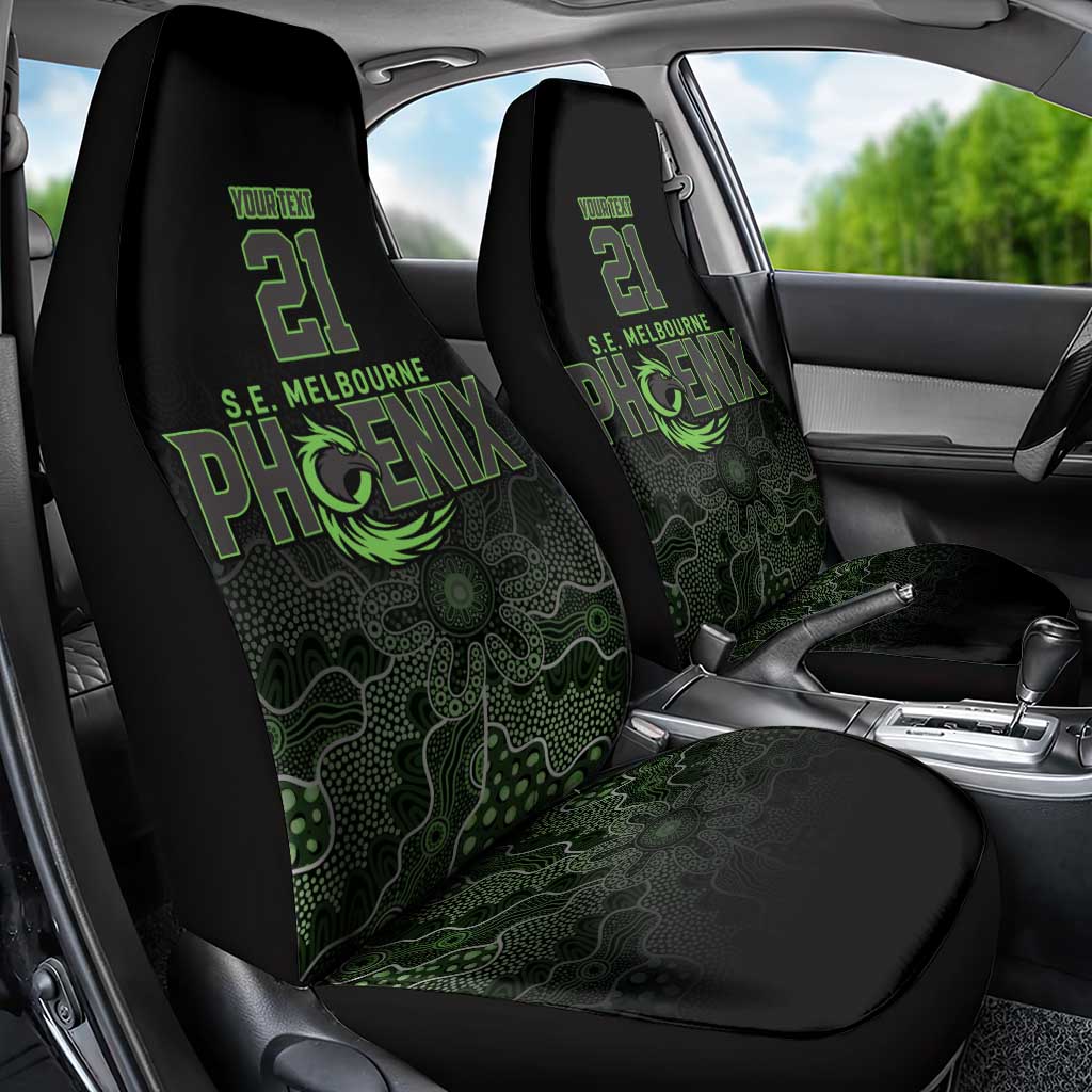Basketball Custom South East Melbourne Car Seat Cover Simple Australian Dot Art - Aussie Hoodie