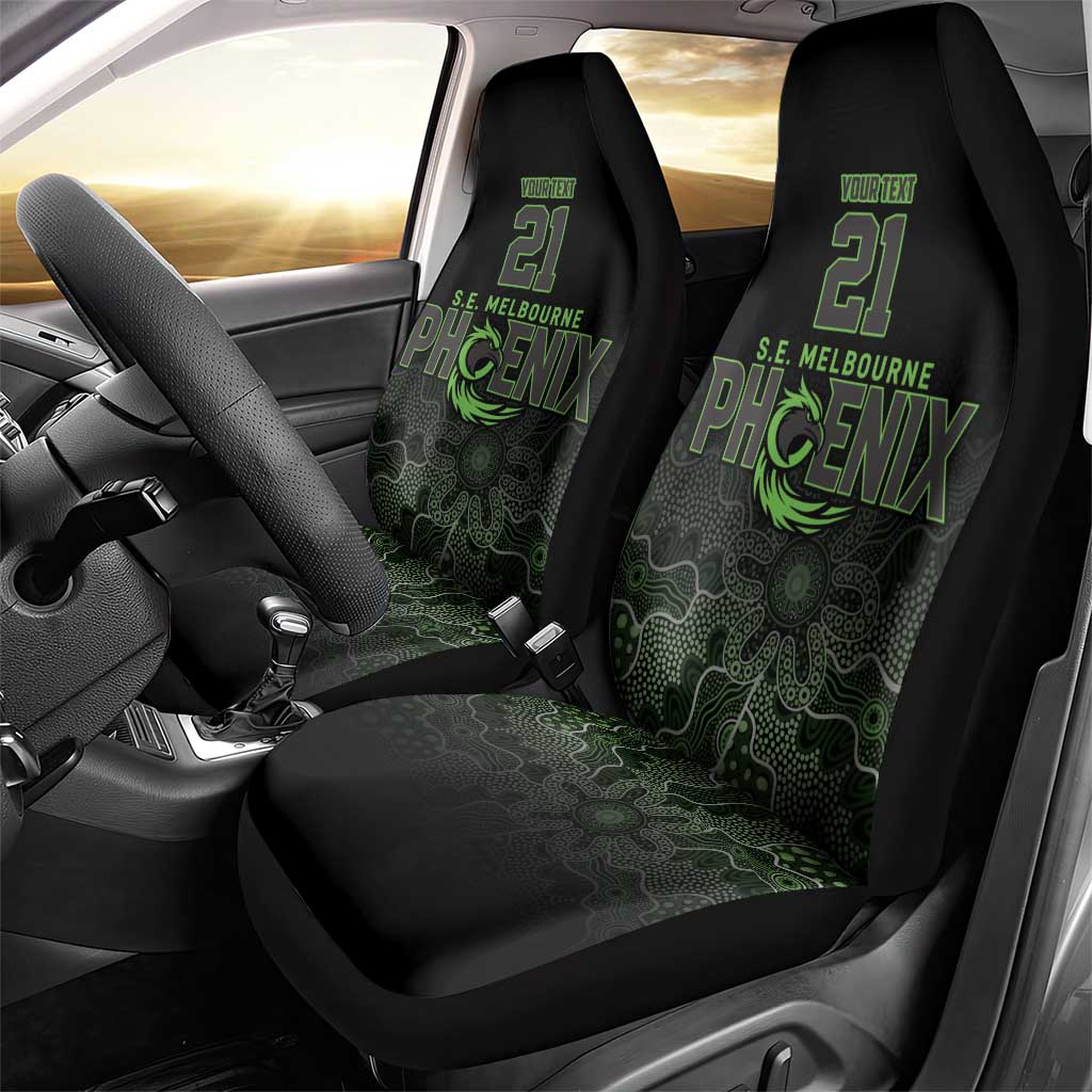 Basketball Custom South East Melbourne Car Seat Cover Simple Australian Dot Art - Aussie Hoodie