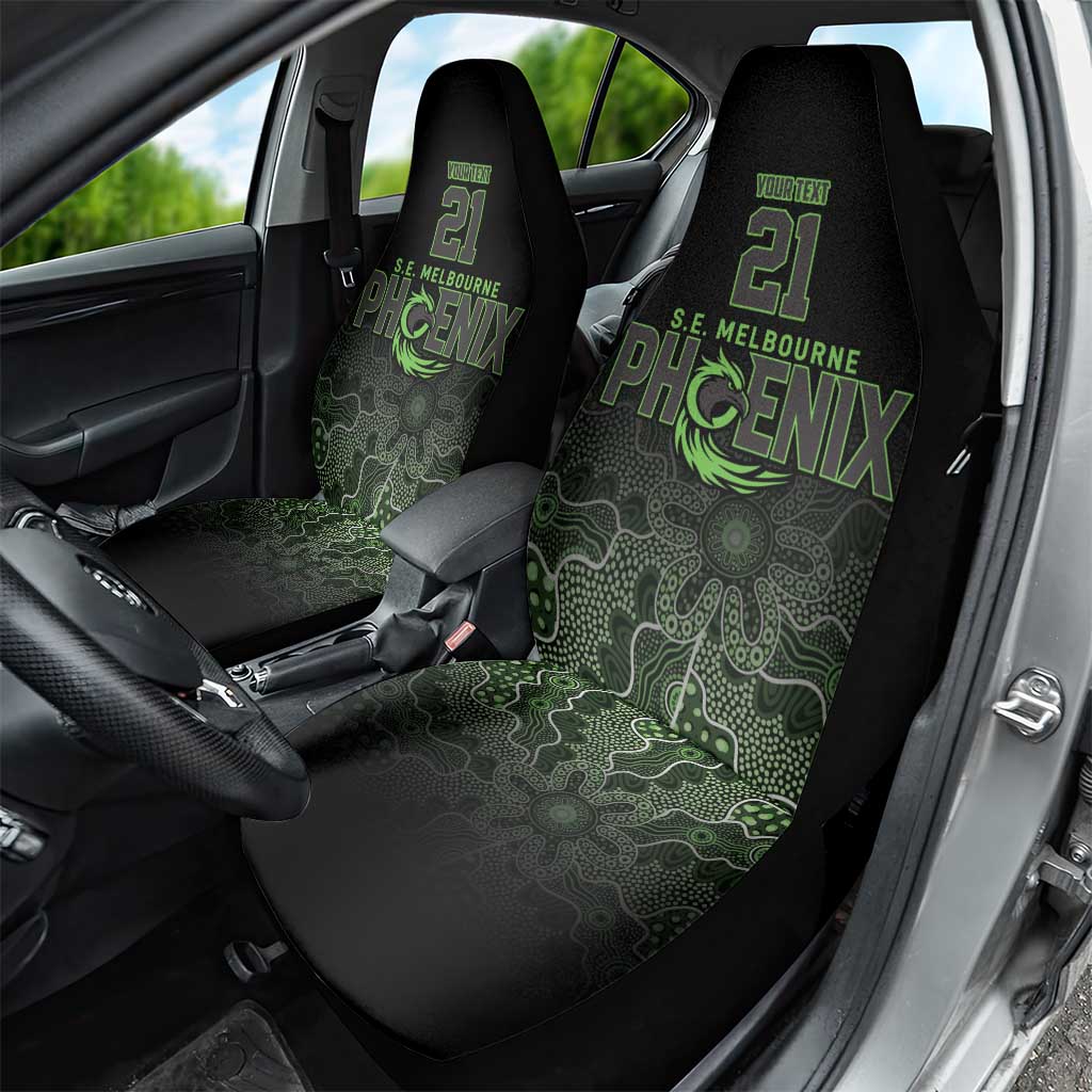 Basketball Custom South East Melbourne Car Seat Cover Simple Australian Dot Art - Aussie Hoodie