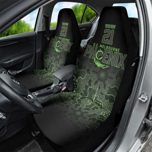 Basketball Custom South East Melbourne Car Seat Cover Simple Australian Dot Art - Aussie Hoodie
