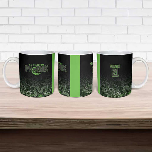Basketball Custom South East Melbourne Ceramic Mug Simple Australian Dot Art - Aussie Hoodie
