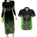 Basketball Custom South East Melbourne Couples Matching Long Sleeve Bodycon Dress and Hawaiian Shirt Simple Australian Dot Art - Aussie Hoodie