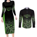 Basketball Custom South East Melbourne Couples Matching Long Sleeve Bodycon Dress and Long Sleeve Button Shirt Simple Australian Dot Art - Aussie Hoodie