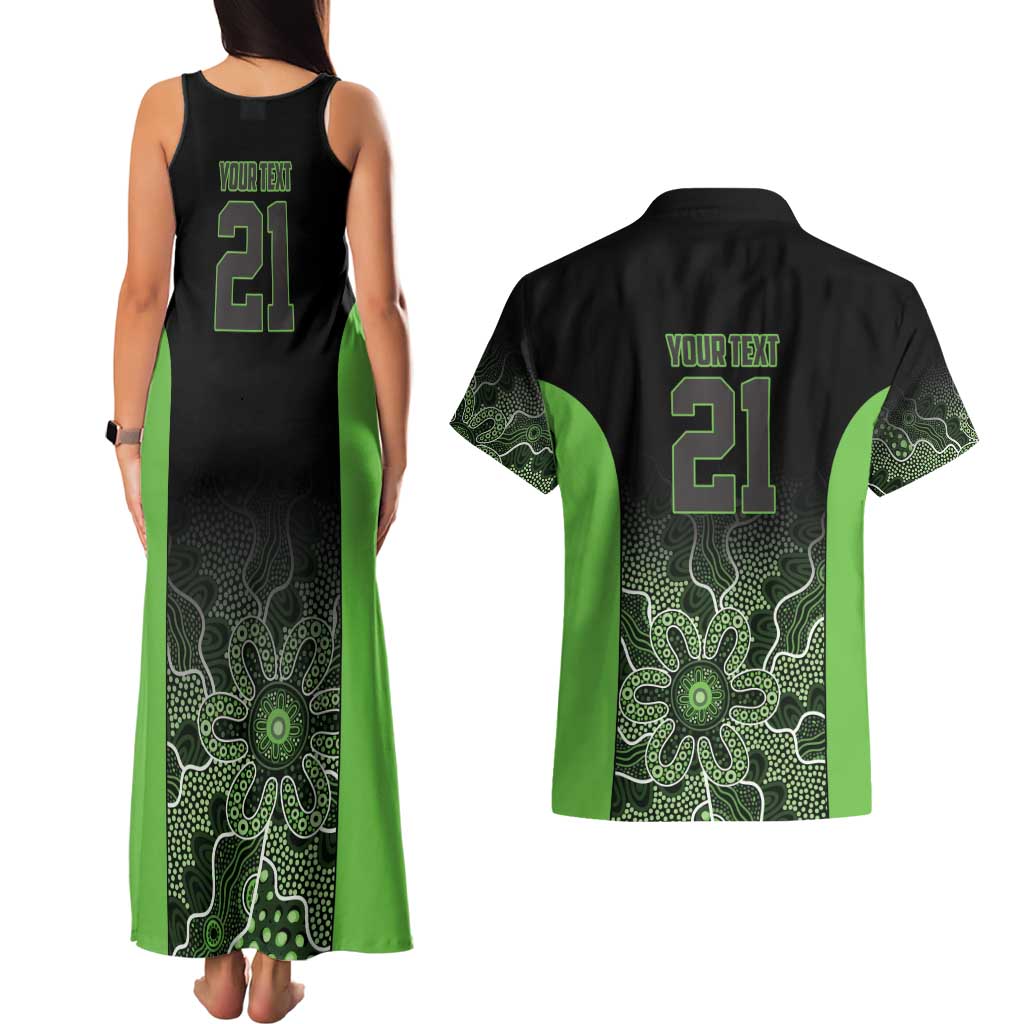 Basketball Custom South East Melbourne Couples Matching Tank Maxi Dress and Hawaiian Shirt Simple Australian Dot Art - Aussie Hoodie