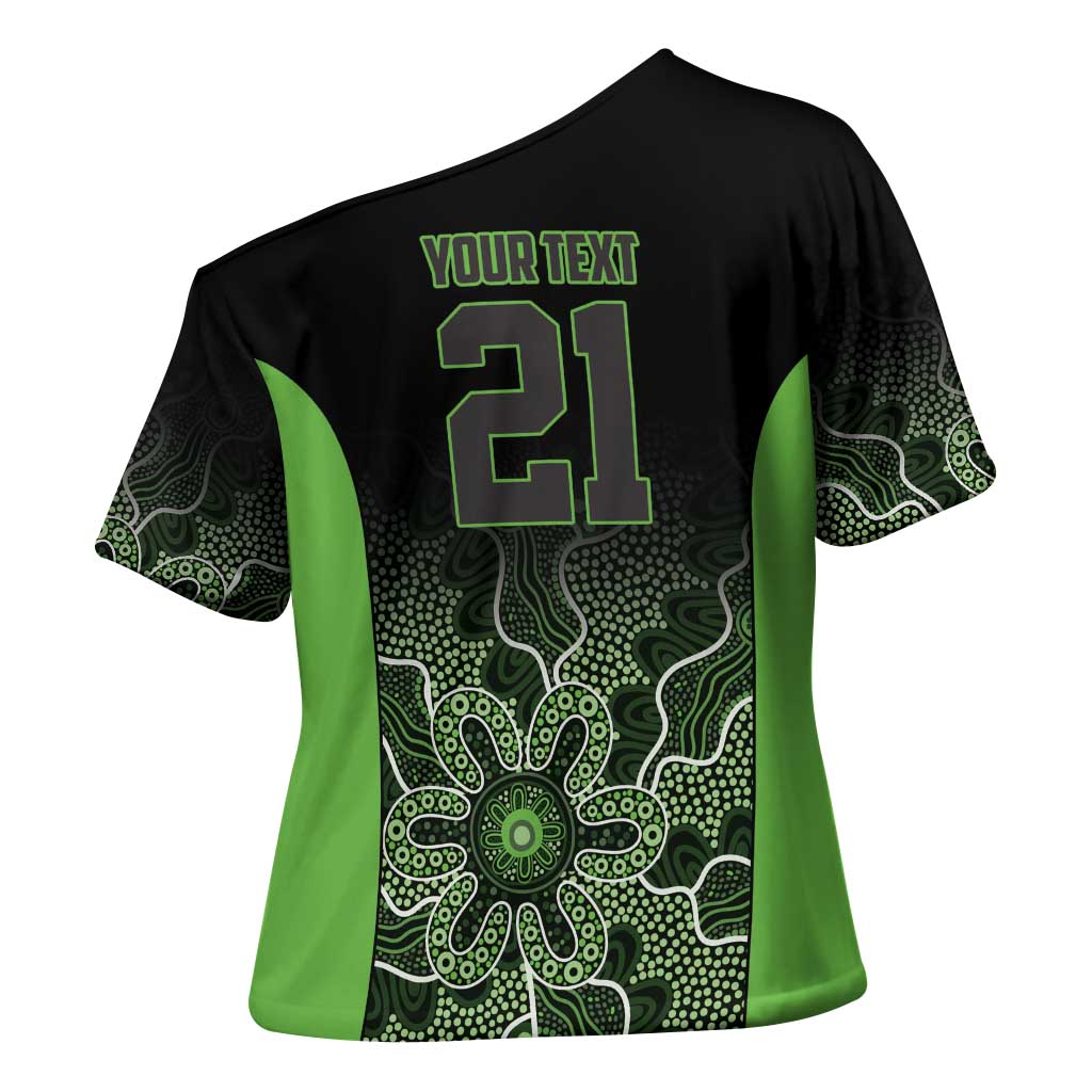 Basketball Custom South East Melbourne Cross Shoulder Shirt Simple Australian Dot Art - Aussie Hoodie