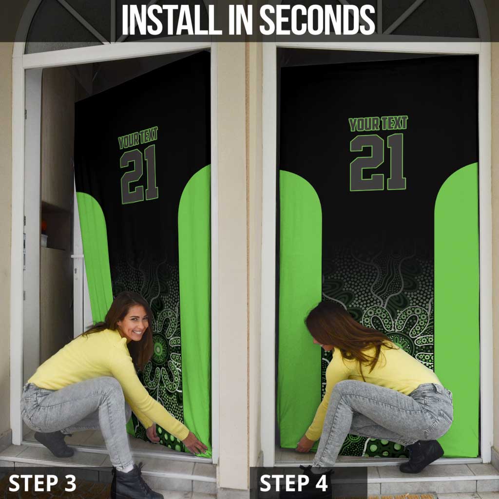 Basketball Custom South East Melbourne Door Cover Simple Australian Dot Art - Aussie Hoodie