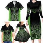 Basketball Custom South East Melbourne Family Matching Long Sleeve Bodycon Dress and Hawaiian Shirt Simple Australian Dot Art - Aussie Hoodie