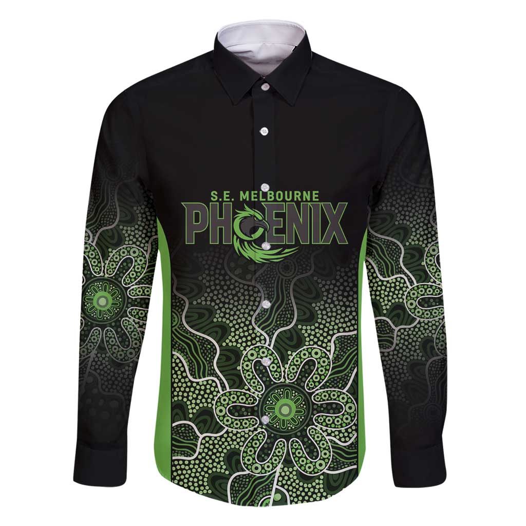 Basketball Custom South East Melbourne Family Matching Long Sleeve Bodycon Dress and Hawaiian Shirt Simple Australian Dot Art - Aussie Hoodie